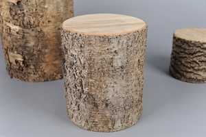 Baumstamm, Birke Ø21x H25cm, natur Baumstamm, Birke Ø21x H25cm, natur