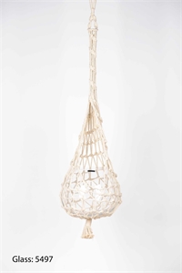 Makramee, Blumen-Topfhänger L130cm, naturel Makramee, Blumen-Topfhänger L130cm, naturel