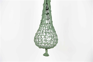 Makramee, Blumen-Topfhänger L130cm, grün Makramee, Blumen-Topfhänger L130cm, grün