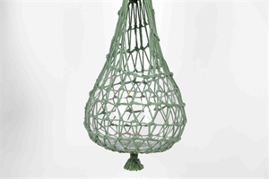 Makramee, Blumen-Topfhänger L150cm, grün Makramee, Blumen-Topfhänger L150cm, grün