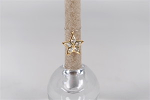 Anhänger, Stern - Set/2 Kerzendeco, gold Anhänger, Stern - Set/2 Kerzendeco, gold