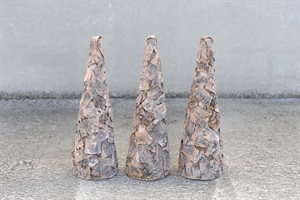 Kegel, Birkenbarke Holz Ø20x H60cm, natur Kegel, Birkenbarke Holz Ø20x H60cm, natur