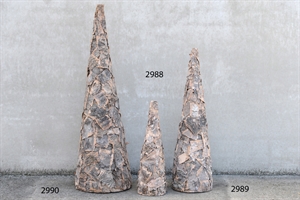 Kegel, Birkenbarke Holz Ø28x H90cm, natur Kegel, Birkenbarke Holz Ø28x H90cm, natur