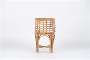 Korb, auf Beinen Ø25x H43cm, Rattan Korb, auf Beinen Ø25x H43cm, Rattan