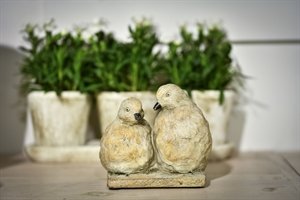 Dekovögel, Tortel L15x 15x H17cm, natur Dekovögel, Tortel L15x 15x H17cm, natur