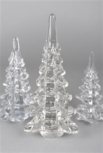 Tannenbaum, Glas 13x 25cm, klar Tannenbaum, Glas 13x 25cm, klar