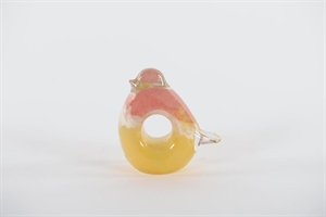 Vogel, Glas L11.5x 5x H13cm, rot Vogel, Glas L11.5x 5x H13cm, rot