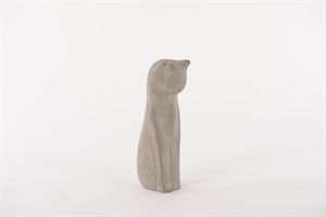 Katze Figaro - L9.3x 8x H24.5cm, zement Katze Figaro - L9.3x 8x H24.5cm, zement