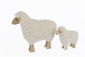 Schaf, Woolly L27x 8x H24cm, weiss Schaf, Woolly L27x 8x H24cm, weiss