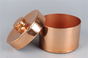 Aufbewahrungsbox, mit Deckel Alu Ø12x H15cm, copper Aufbewahrungsbox, mit Deckel Alu Ø12x H15cm, copper