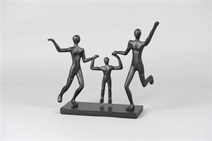 Figur, Familienfreude L36x 10x H31cm, burn Figur, Familienfreude L36x 10x H31cm, burn