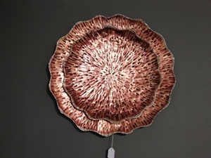 Schale, Alu Dekoplatte - Ø51cm, bronze Schale, Alu Dekoplatte - Ø51cm, bronze