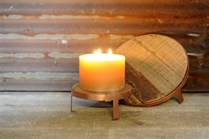 Untersetzer, 3-Füsse Ø20x H7cm, natur/rosenholz Untersetzer, 3-Füsse Ø20x H7cm, natur/rosenholz