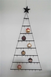 Weihnachtsbaum, hängend met. L58x H122cm, black