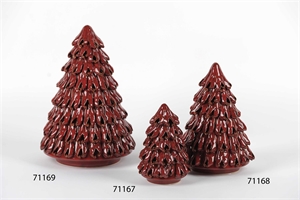 Tannenbaum, Pinus Keramik Ø12.5 x H18.8cm, lowglow