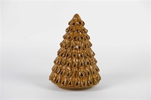 Tannenbaum, Pinus Keramik Ø24.5 x H36cm, ambergold Tannenbaum, Pinus Keramik Ø24.5 x H36cm, ambergold