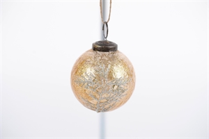 Baumkugel, Conifera Glas Ø8x H9cm, weiss Baumkugel, Conifera Glas Ø8x H9cm, weiss