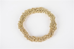Kerzenring, aus Metall Ø10.5cm, gold Kerzenring, aus Metall Ø10.5cm, gold