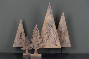 Tannenbaum, Holz L19x 8.5x H45cm, sparkling pine