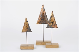 Tannenbaum, Triangle Set/3, metall Tannenbaum, Triangle Set/3, metall