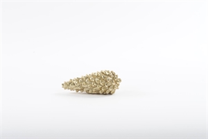 Kieferzapfen, Gold Art - Polyresin 16x 7x 6.5cm, gold Kieferzapfen, Gold Art - Polyresin 16x 7x 6.5cm, gold