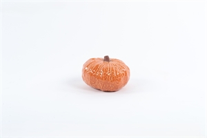 Kürbis, - Keramik 14.7x 9cm, orange Kürbis, - Keramik 14.7x 9cm, orange