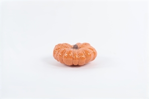 Kürbis, - Keramik 18.2x 17x 7.4cm, orange Kürbis, - Keramik 18.2x 17x 7.4cm, orange