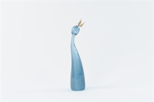 Blue Duck, Glas mundgeblasen 11.5x 8x 27.5cm, blau Blue Duck, Glas mundgeblasen 11.5x 8x 27.5cm, blau