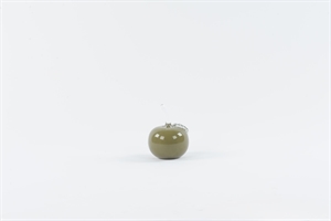 Deko Apfel, mundgeblasen Ø9.5x H12cm, grün Deko Apfel, mundgeblasen Ø9.5x H12cm, grün