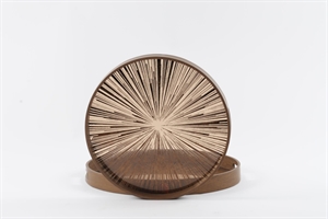 Servierplatte, Set/2 - Ø39/34x H4cm, motiv Servierplatte, Set/2 - Ø39/34x H4cm, motiv