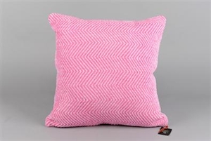 Kissen, L45 x W45cm Chenille Herringbone, fuchsia/ Kissen, L45 x W45cm Chenille Herringbone, fuchsia/