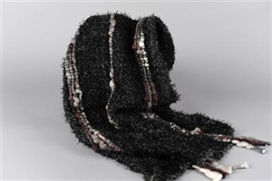 Schal, L175 x 40cm Luxury Akryl, anthrazit Schal, L175 x 40cm Luxury Akryl, anthrazit