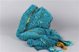 Schal, L175 x 40cm Luxury Akryl, teal Schal, L175 x 40cm Luxury Akryl, teal