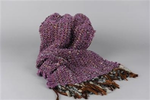 Schal, L175 x 40cm Luxury Akryl, dark purple Schal, L175 x 40cm Luxury Akryl, dark purple