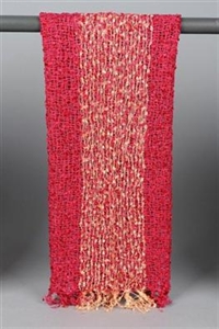 Schal, L180 x 50cm - Viskose, rot