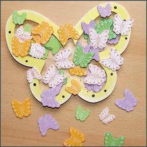 Deco, Schmetterlinge Holz, ass. Deco, Schmetterlinge Holz, ass.