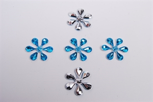 Aufleger, Blümchen, türkis Aufleger, Blümchen, türkis