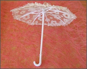 Deco, Umbrella 27cm - 6 Stk, weiss Deco, Umbrella 27cm - 6 Stk, weiss
