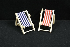 Liegestuhl, 9x 15cm sort. 2x 5 Stk, blau/rot-weiss Liegestuhl, 9x 15cm sort. 2x 5 Stk, blau/rot-weiss