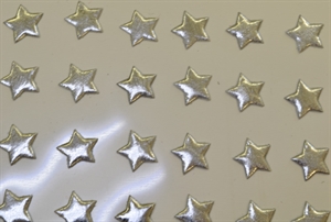 Sterne, puffin mettalic 20mm - 48 Stk/Bt, silber Sterne, puffin mettalic 20mm - 48 Stk/Bt, silber