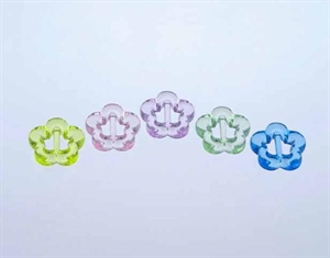 Deco, Band-Clip Acryl, gelb Deco, Band-Clip Acryl, gelb