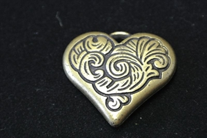 Metall- Herz, 35mm, gold Metall- Herz, 35mm, gold