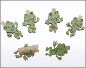 Klammer, Frosch 45mm - VE12, ass. Klammer, Frosch 45mm - VE12, ass.