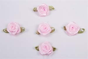 Satinblüten, 20mm 48 Stk, rosa Satinblüten, 20mm 48 Stk, rosa