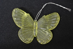 Schmetterlinge, hängend 60mm, gelb