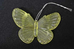 Schmetterlinge, hängend 60mm, gelb Schmetterlinge, hängend 60mm, gelb