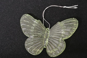 Schmetterlinge, hängend 60mm, grün
