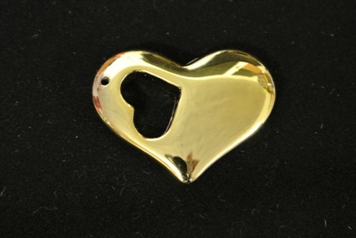 Deco, Herz im Herz 40mm, gold