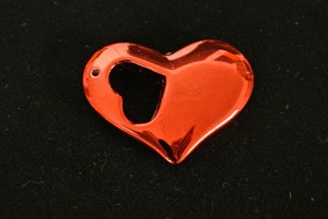 Deco, Herz im Herz 40mm, rot