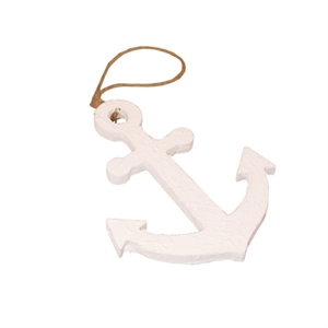 Anker, Holz 15x 12.5cm - VE6, weiss/marmoriert Anker, Holz 15x 12.5cm - VE6, weiss/marmoriert